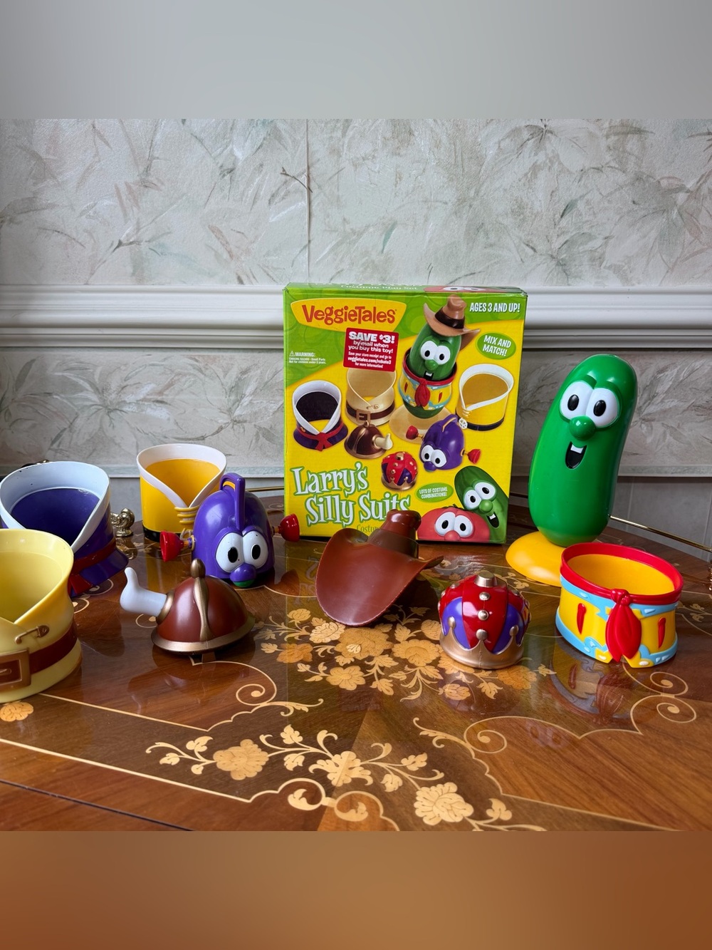 Vintage VeggieTales Larry The Cucumber Dress Up
PlaySet Toy